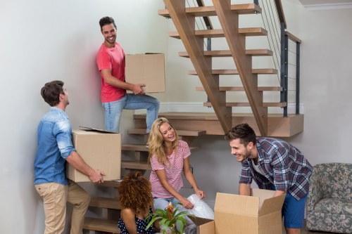 Man with Van service assisting with a move in Chiswick