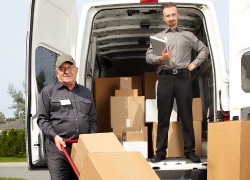 Professional Man and Van service assisting with a move in Chiswick