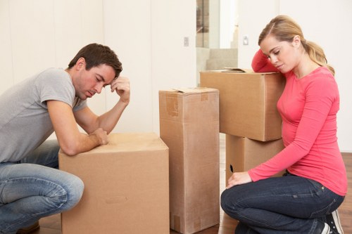 Family preparing for a move in Chiswick